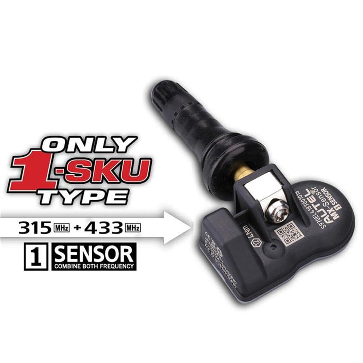 Autel MX-Sensor 1 - Bulk 20 Programmable TPMS Sensors with Rubber Valve