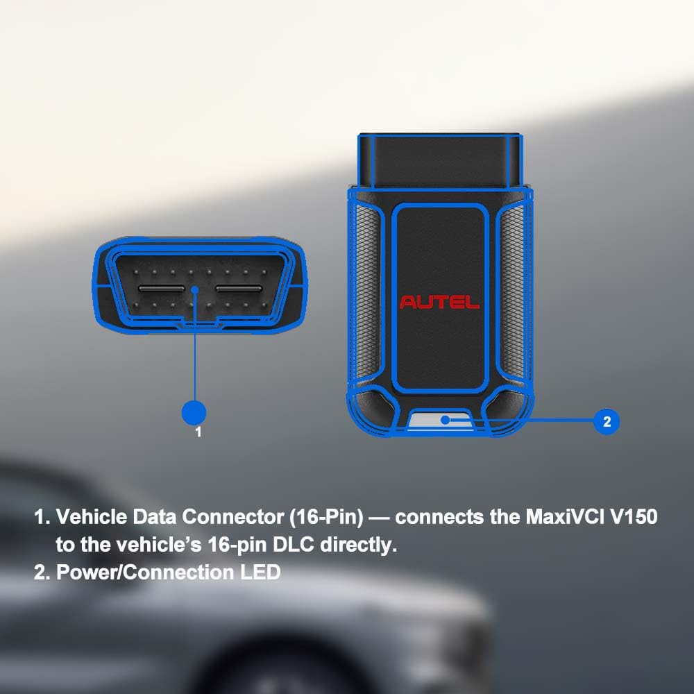 Autel MaxiVCI V150 Bluetooth VCI for MP900 & TS900 Series