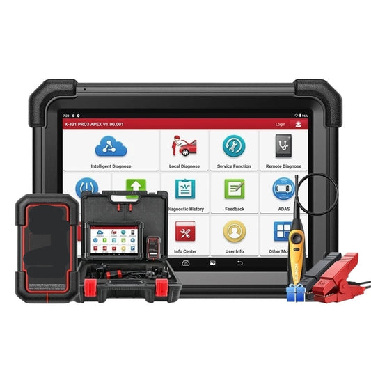 Launch X431 PRO3 APEX OBD2 Scanner & ECU Coding Tool EU RU