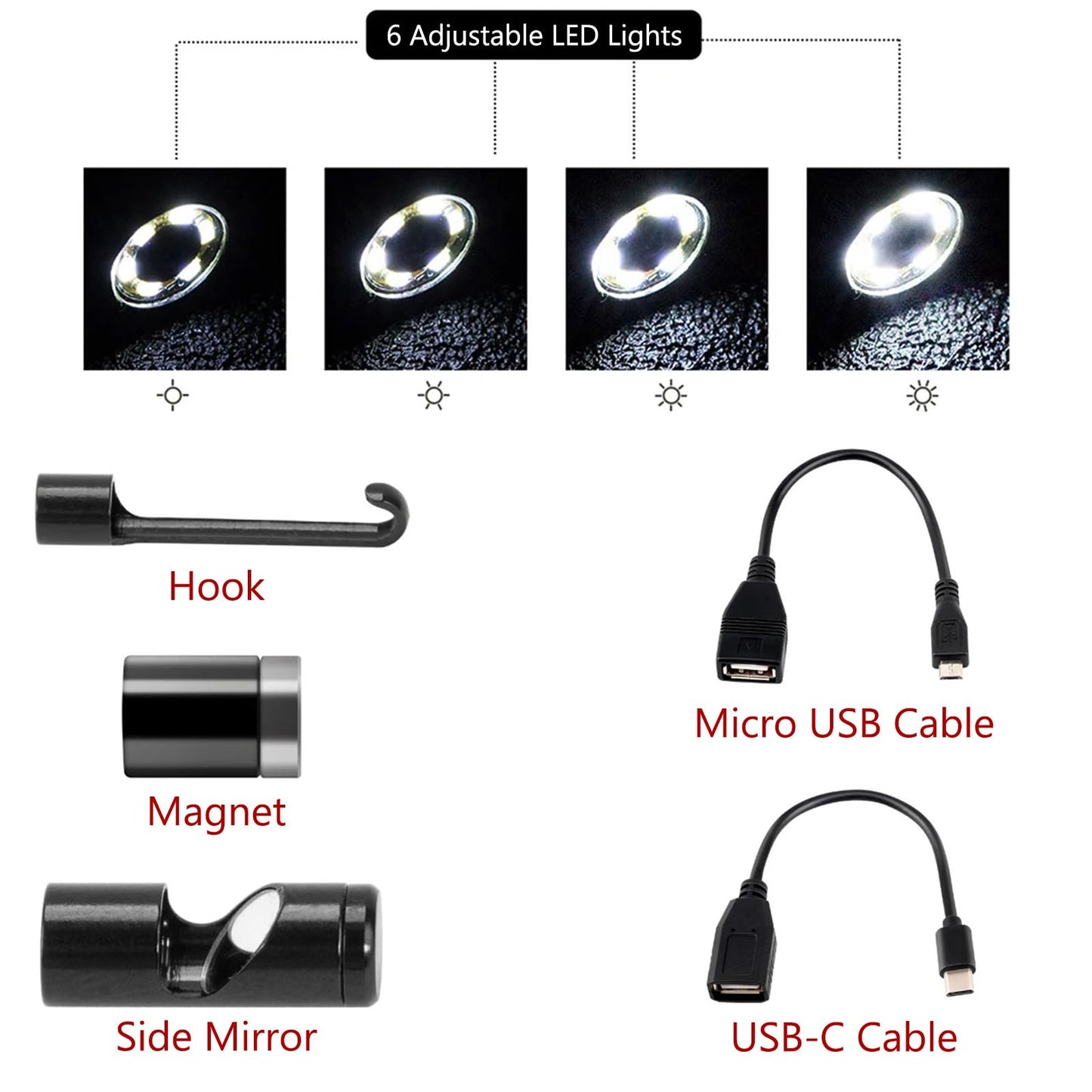 Launch X431 VSP-100 HD Endoscope Borescope Camera
