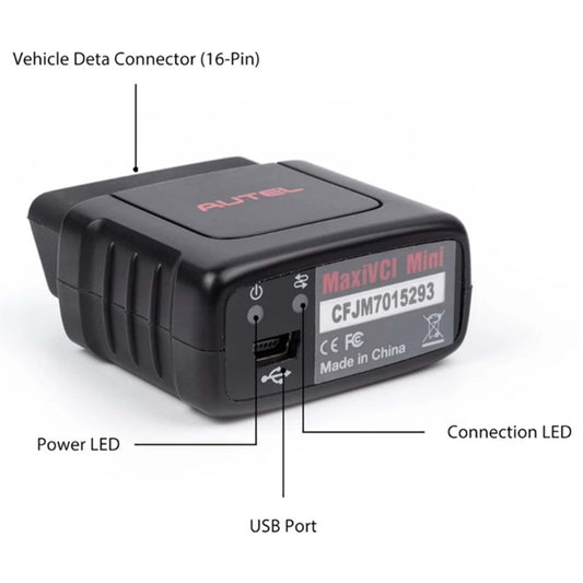 Autel MaxiVCI VCI Mini Bluetooth OBD2 Adapter for MK808BT