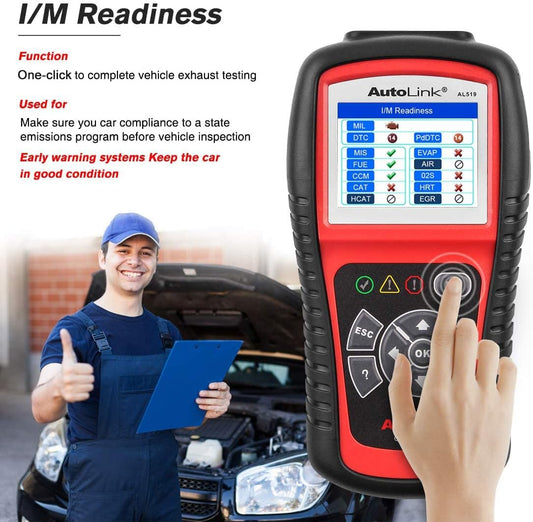 Autel AL519 OBD2 Scanner – Full OBDII Diagnostic Tool 2025