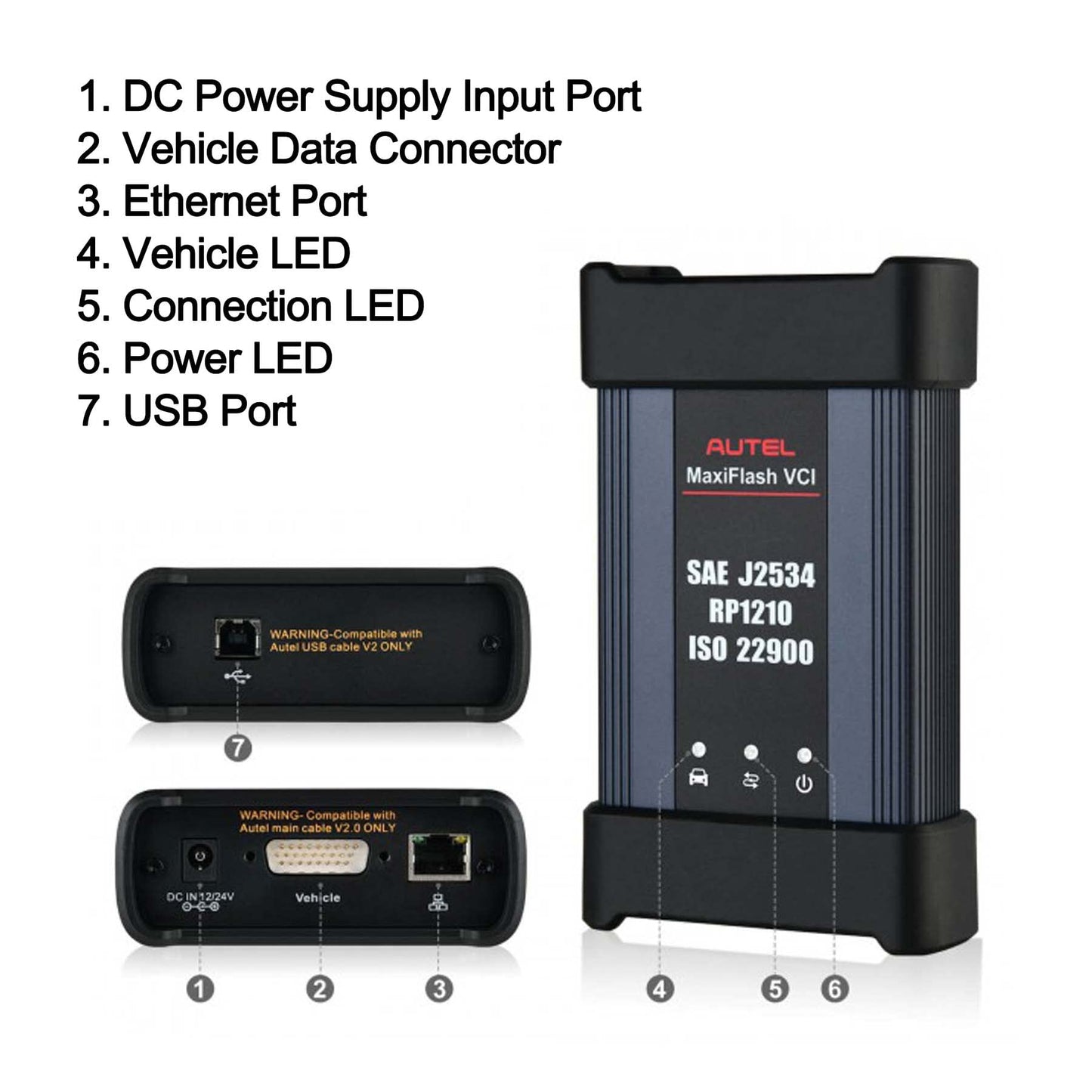 Autel MaxiFlash VCI Kit – Bluetooth J2534 ECU Programmer