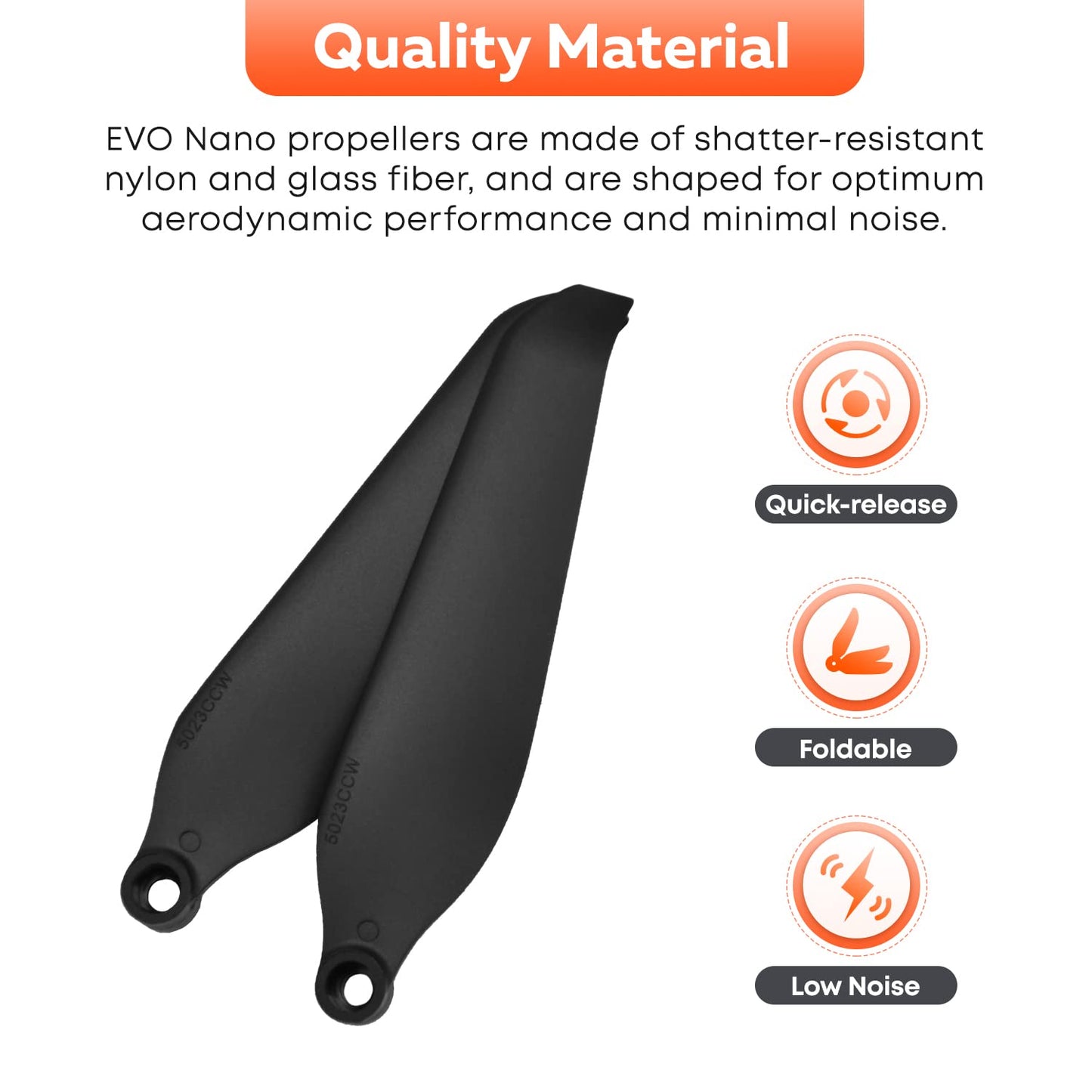 Autel EVO Nano Drone Propellers 8PCS – Low Noise, Durable Blades