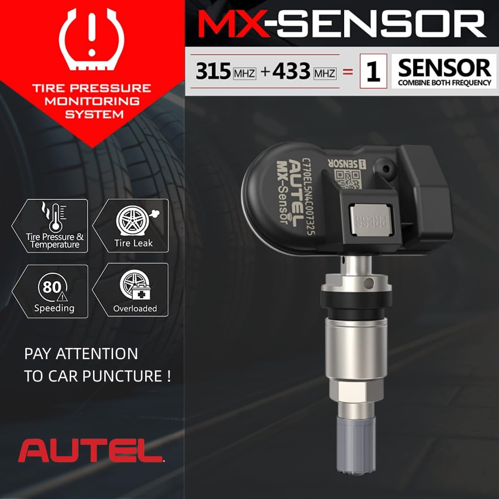 Autel MX-Sensor TPMS 20pcs – 2in1 315MHz/433MHz Tire Sensors
