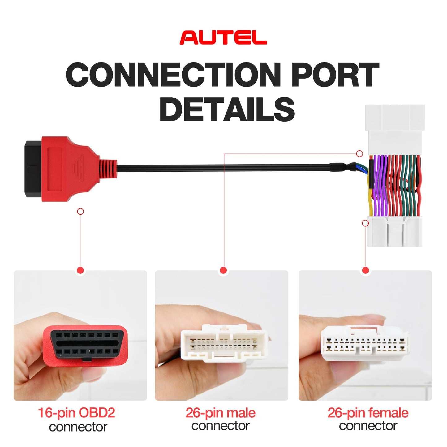 Autel TESKIT3Y Tesla Model 3 & Y Diagnostic Cable Adapter 2025