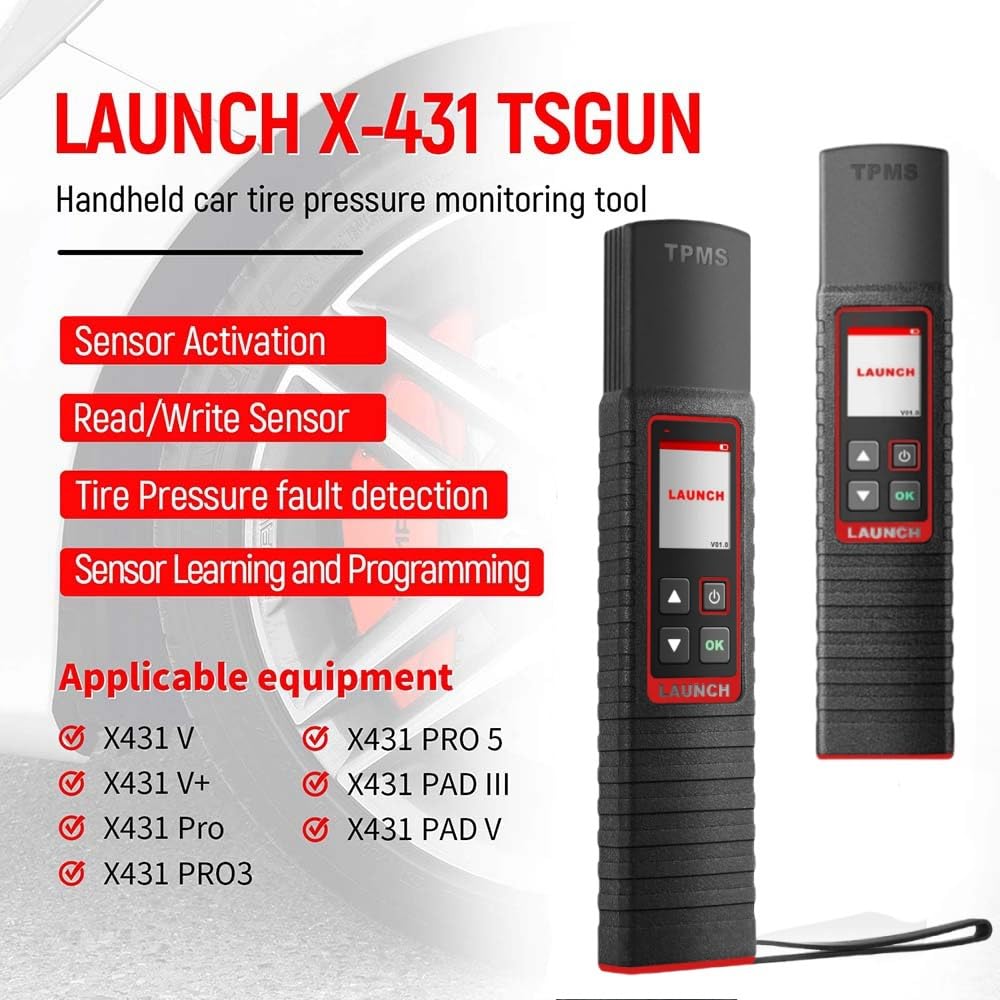 Launch X431 TSGUN PRO TPMS Sensor Activator & Tool