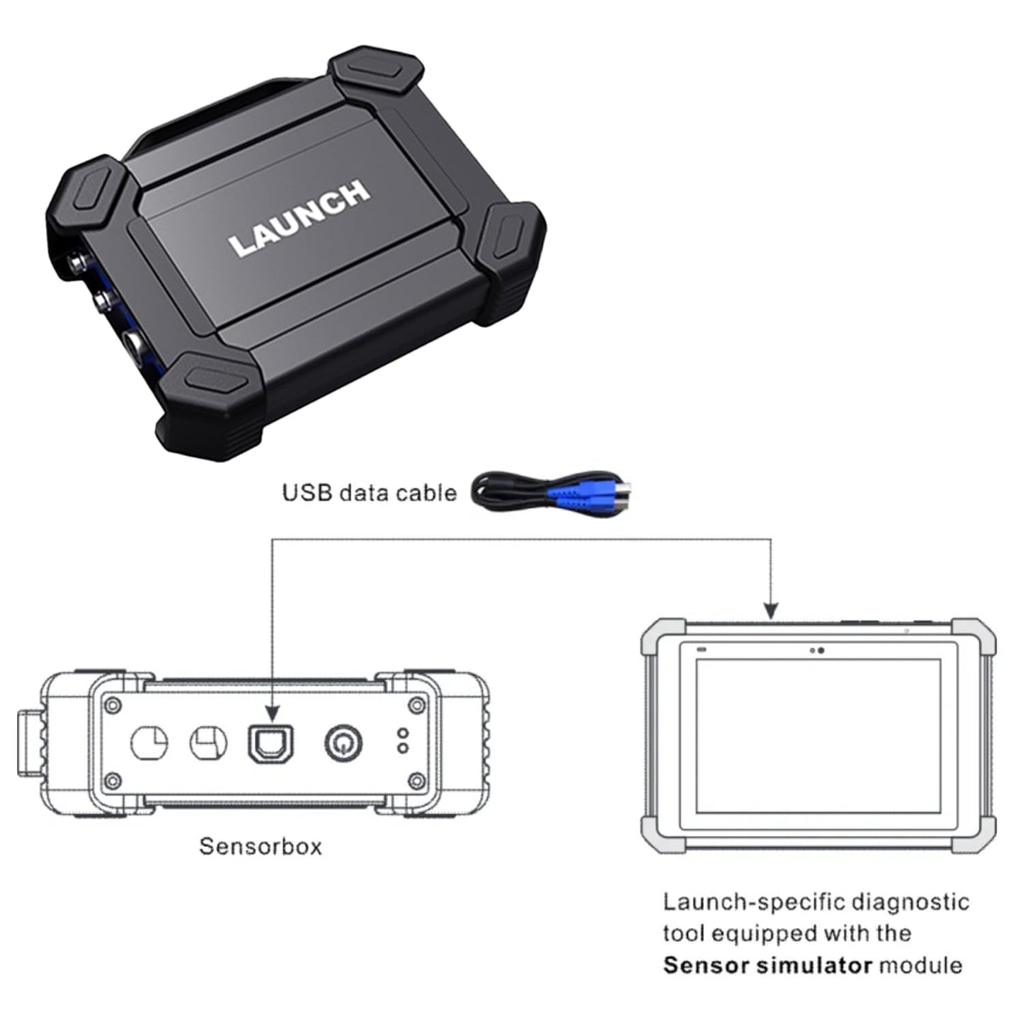 LAUNCH X431 S2-2 Sensor Simulator & Tester – 2 Channel OBD Tool