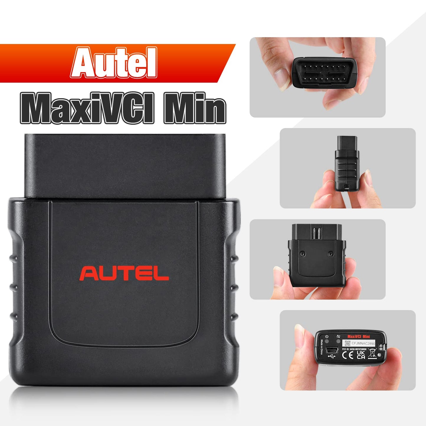 Autel MaxiVCI Mini Bluetooth Diagnostic Interface for Autel Scanners