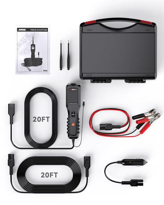 Ancel PB100 Automotive Power Circuit Tester - 12/24V Electrical Diagnostic Tool