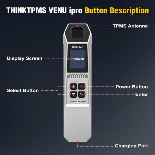 ThinkCar VENU iPro TPMS Tool – Relearn & Program Sensors