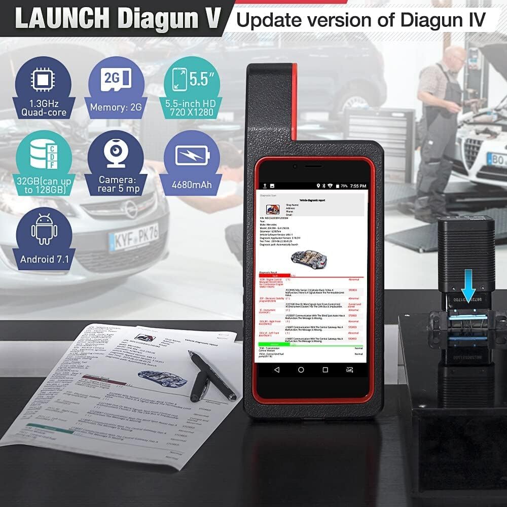LAUNCH X431 Diagun V Elite 2025 – All-Car ECU & Reset Tool