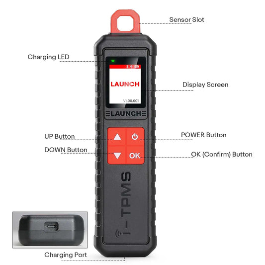 2025 LAUNCH X-431 i-TPMS Tire Pressure Service Tool for All 315/433MHz Sensors