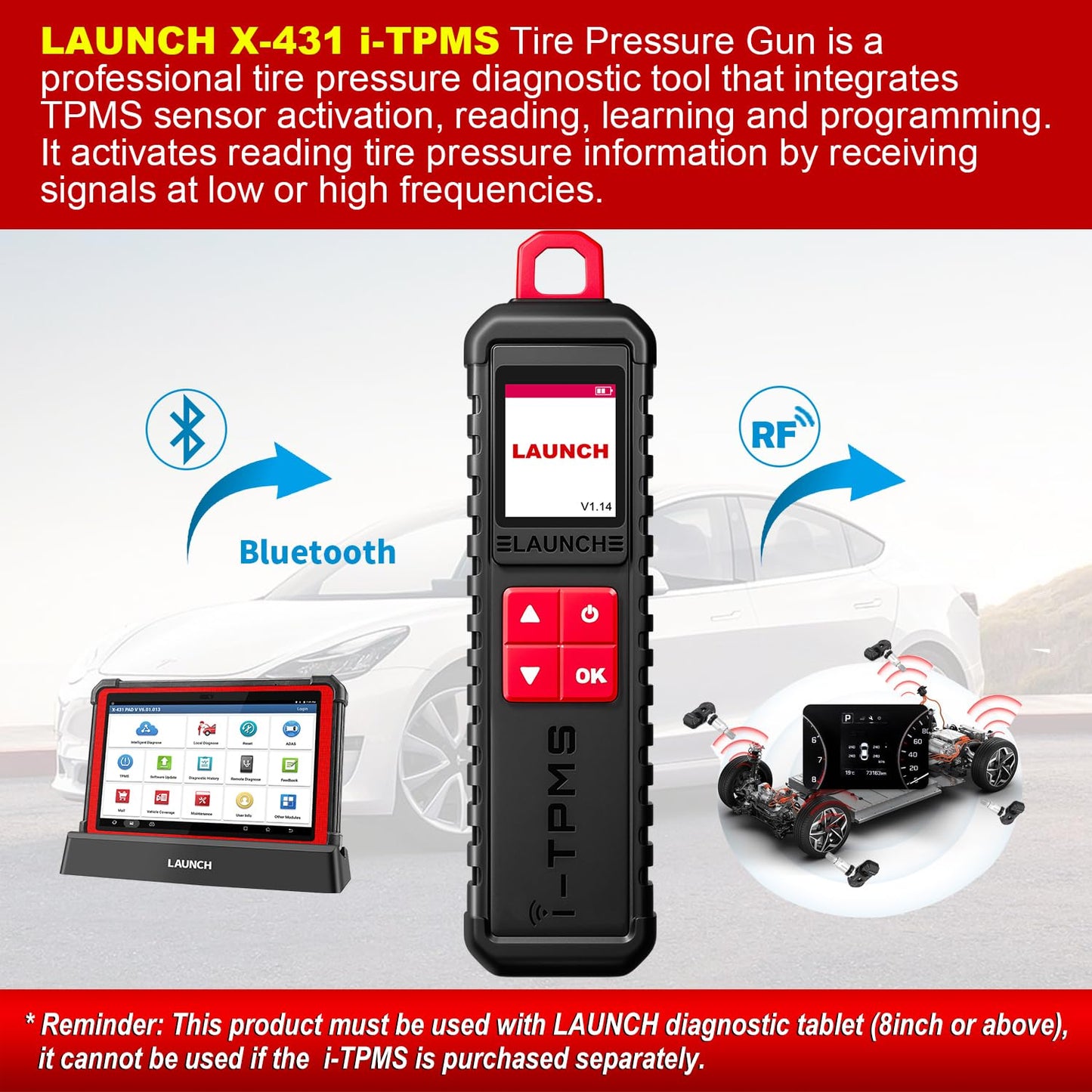 LAUNCH X431 i-TPMS TSGUN 2025 TPMS Reset Tool