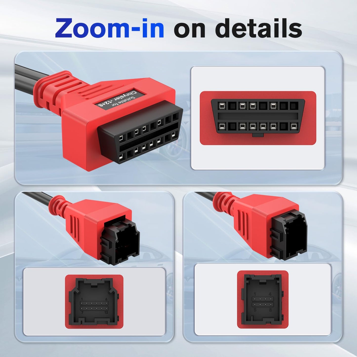 Autel 12+8 OBD2 Adapter Cable for Chrysler FCA SGW Bypass