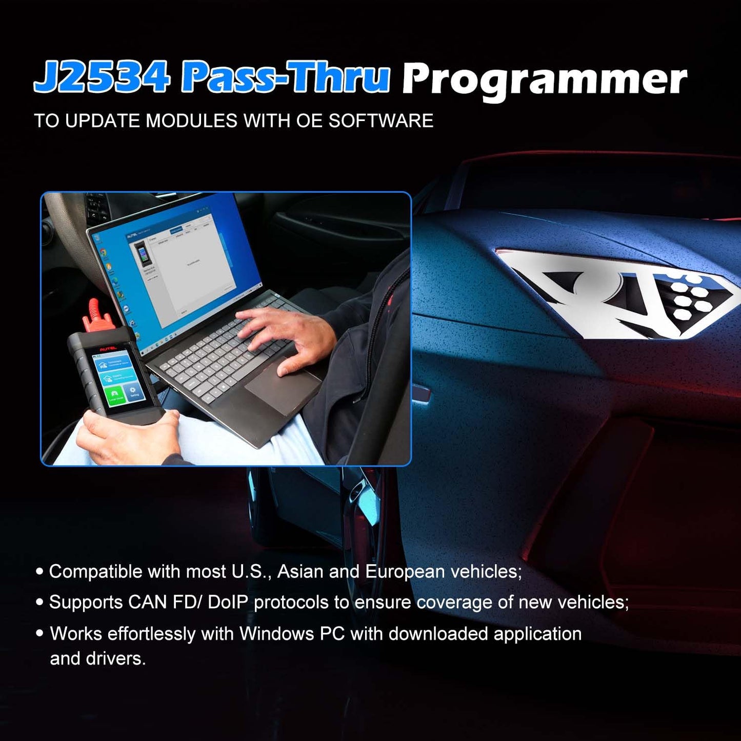 Autel XLink J2534 Programmer & Remote Diagnostic Tool