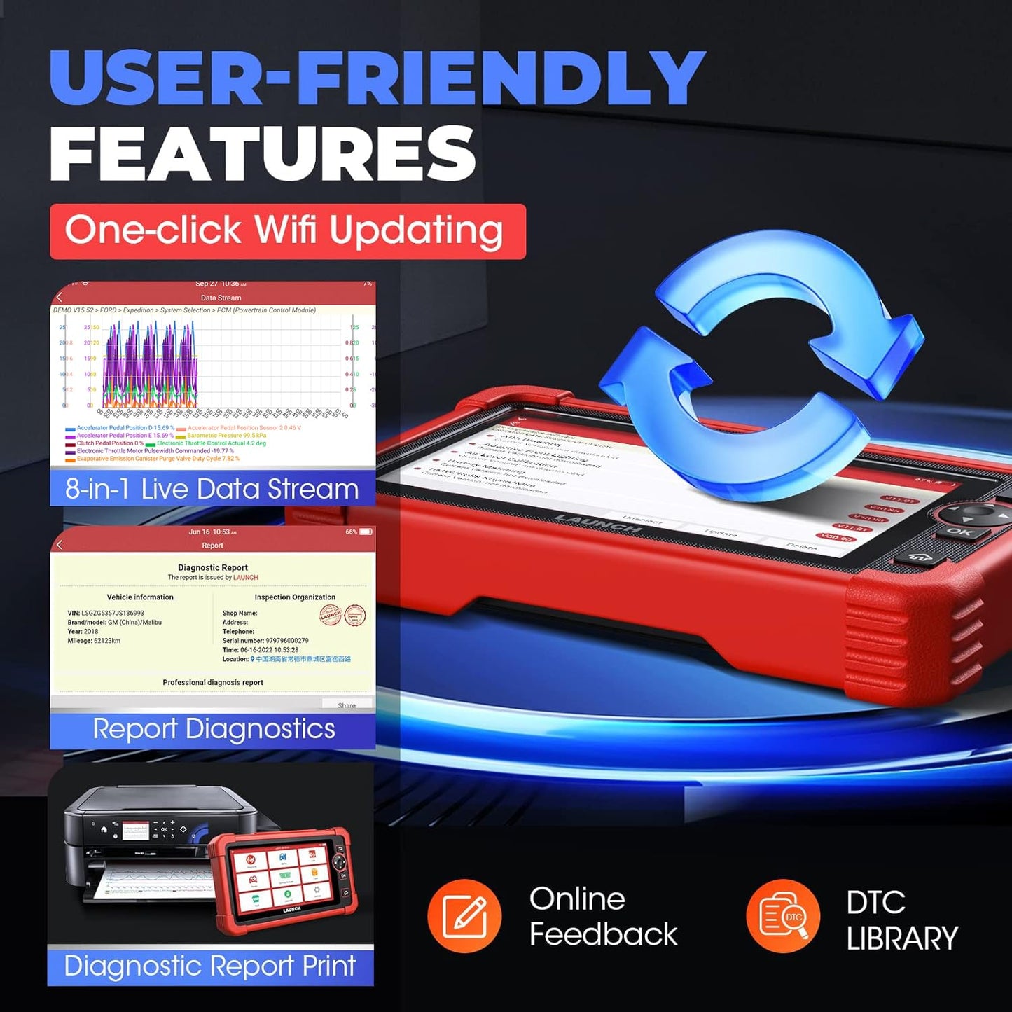 LAUNCH X431 CRP919X Elite 2025 OBD2 Scanner with ECU Coding