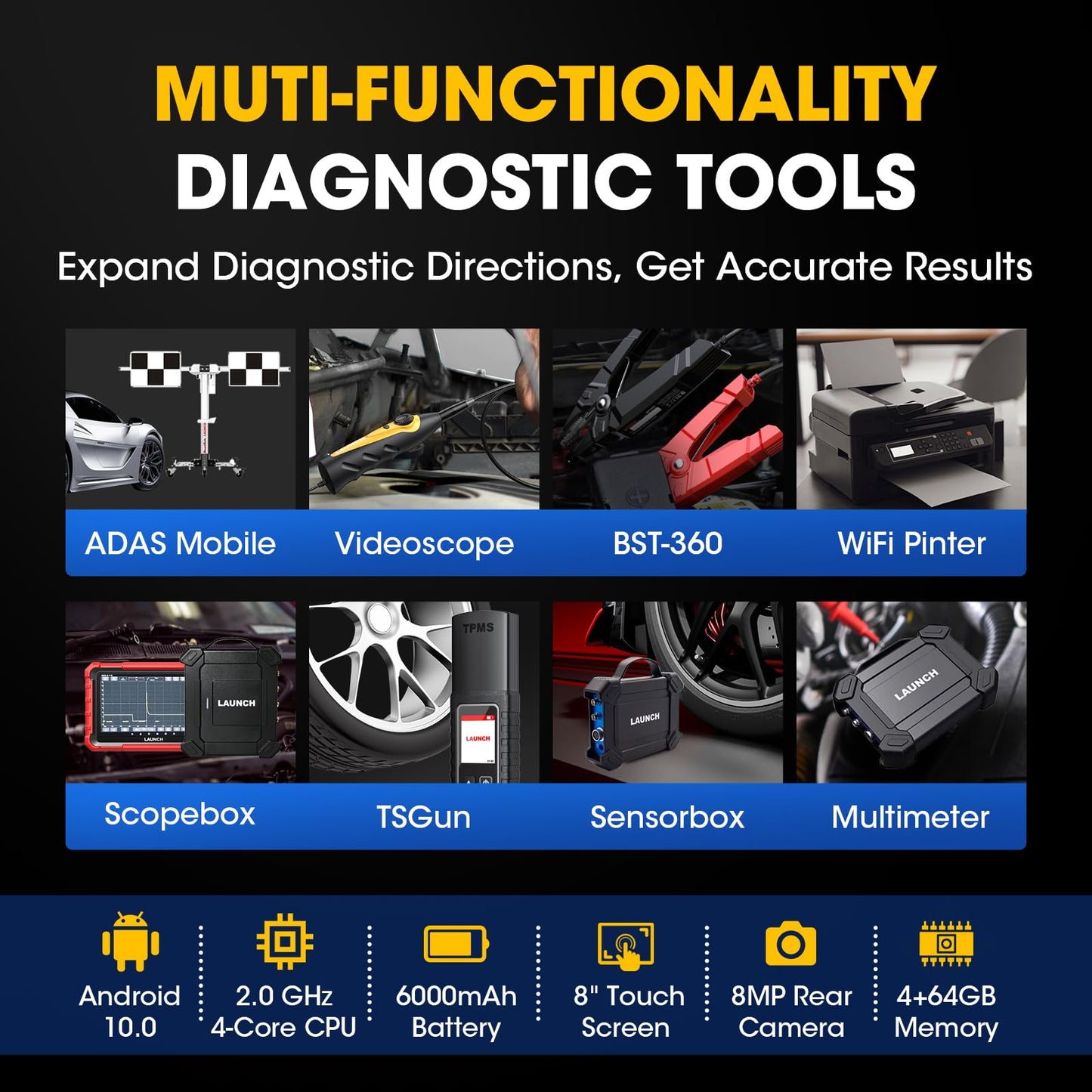 LAUNCH X431 PROS Elite 2025 OBD2 Scanner | 38+ Services & ECU Coding