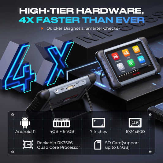 Autel MaxiPRO MP808S Scanner – 2025 Advanced ECU Coding & 30+ Services