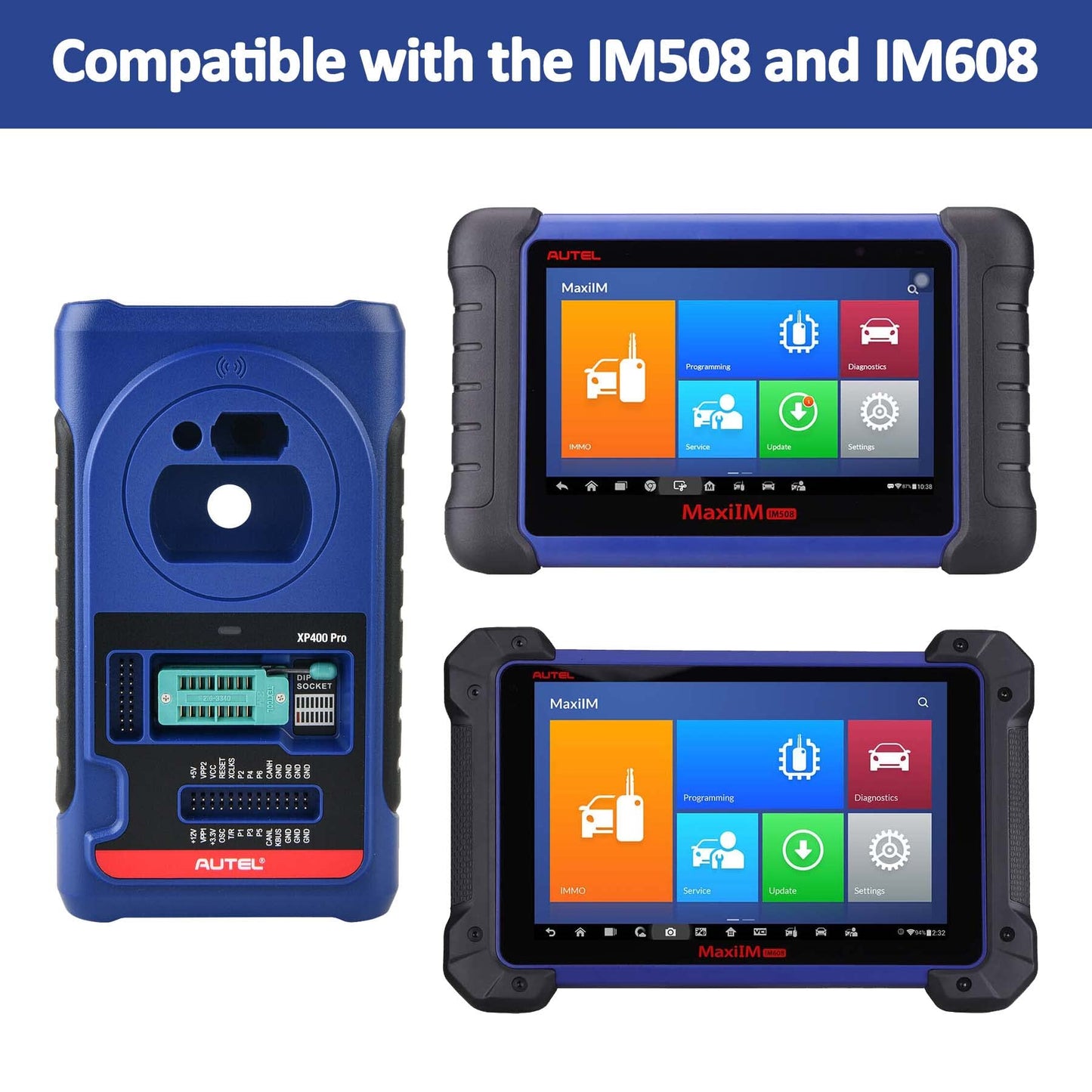 Autel XP400 PRO – IMMO Chip Programmer & EEPROM Tool for IM508/IM608, 3000+ Chip Types