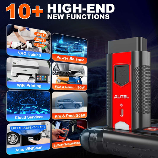 Autel MaxiSys MS906MAX Scanner – ECU Coding, 3000+ Tests, 2025