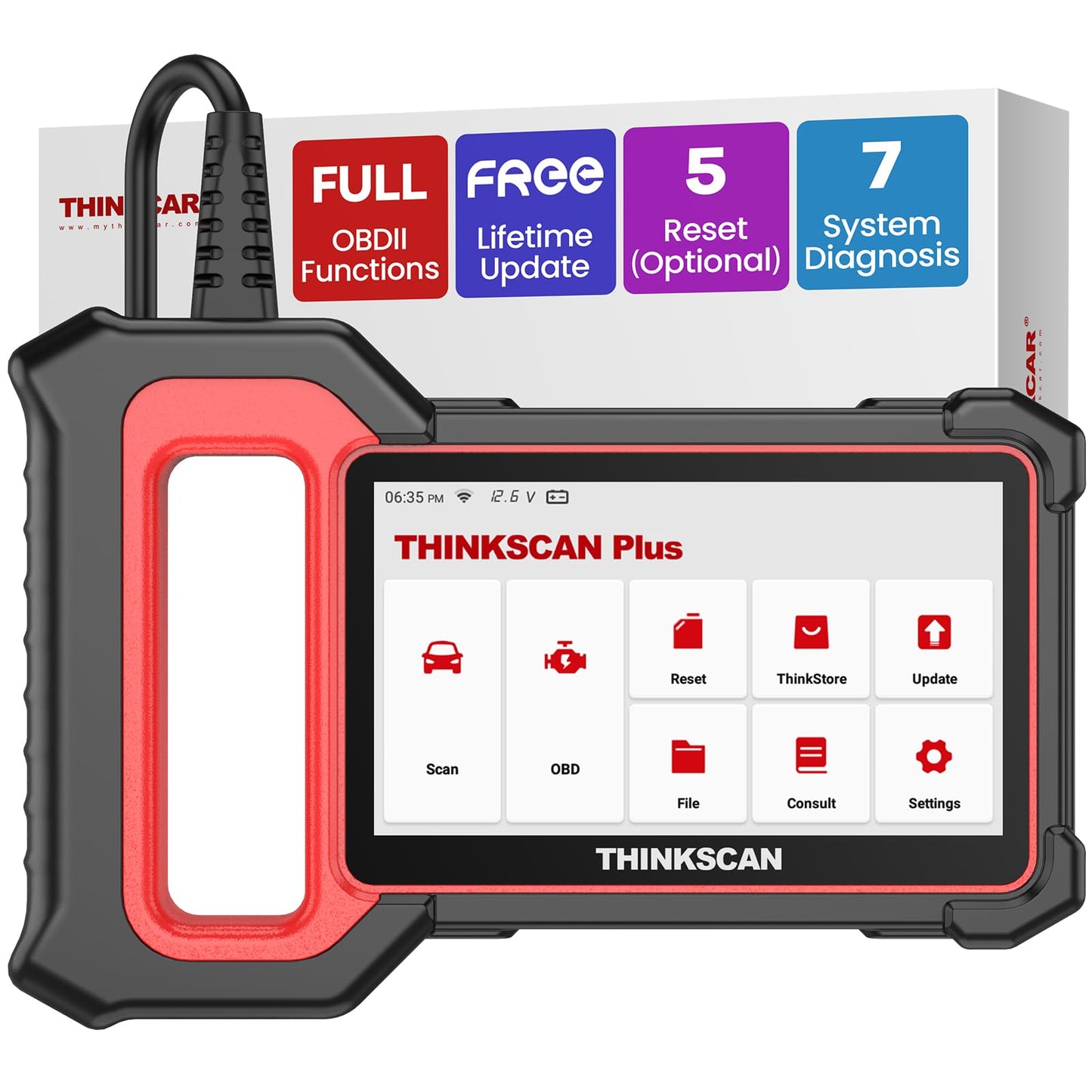 ThinkScan Plus S7 OBD2 Scanner – 7 Systems + 5 Resets