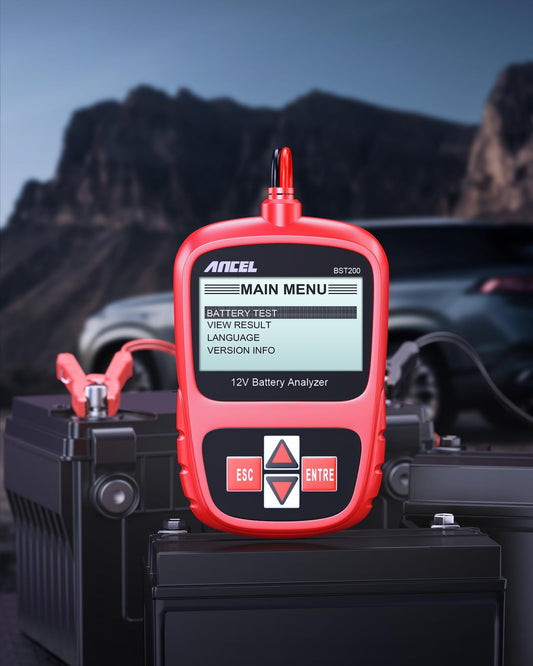 ANCEL BST200 12V Car Battery Tester for Cars, Trucks, SUVs, Boats