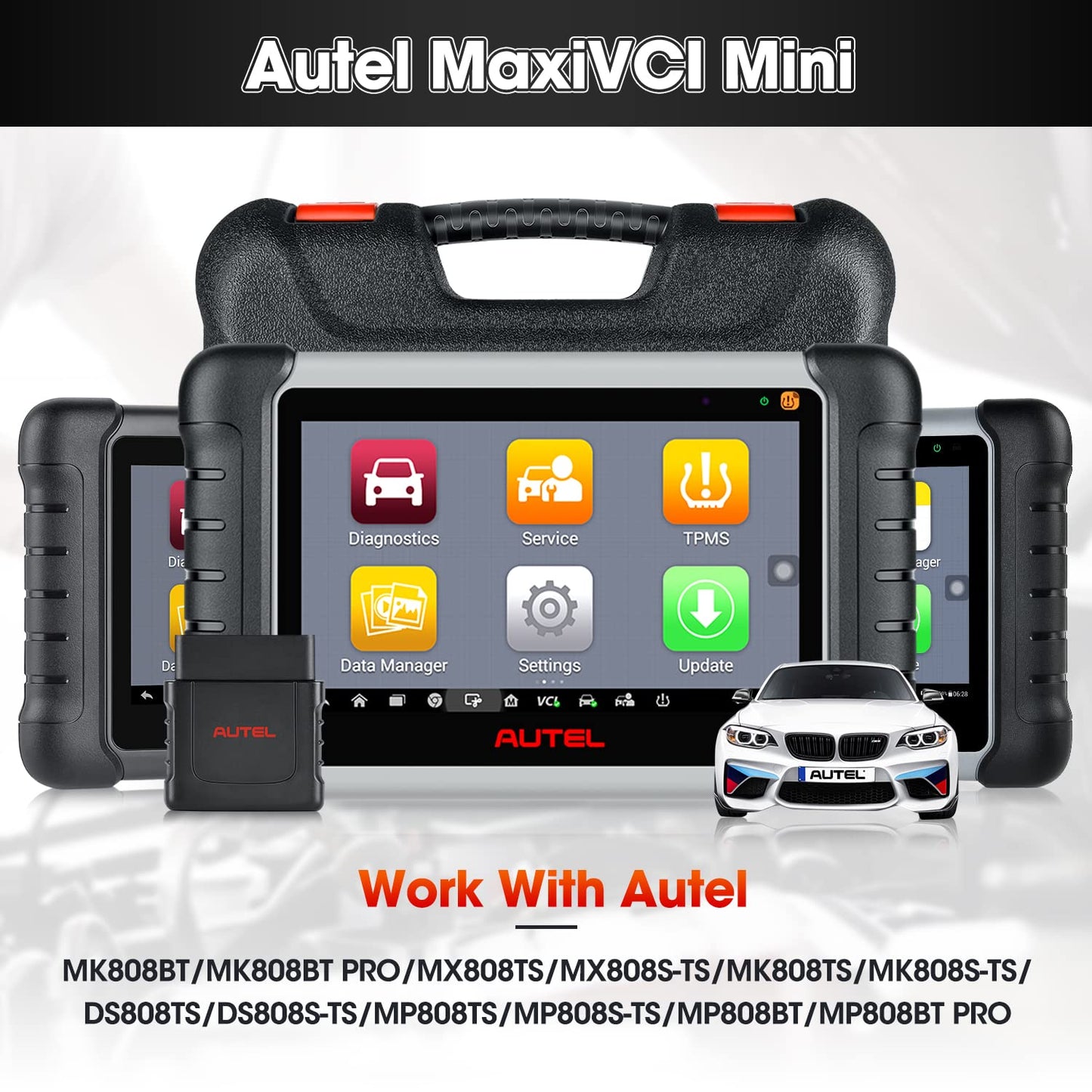 Autel MaxiVCI Mini Bluetooth Diagnostic Interface for Autel Scanners