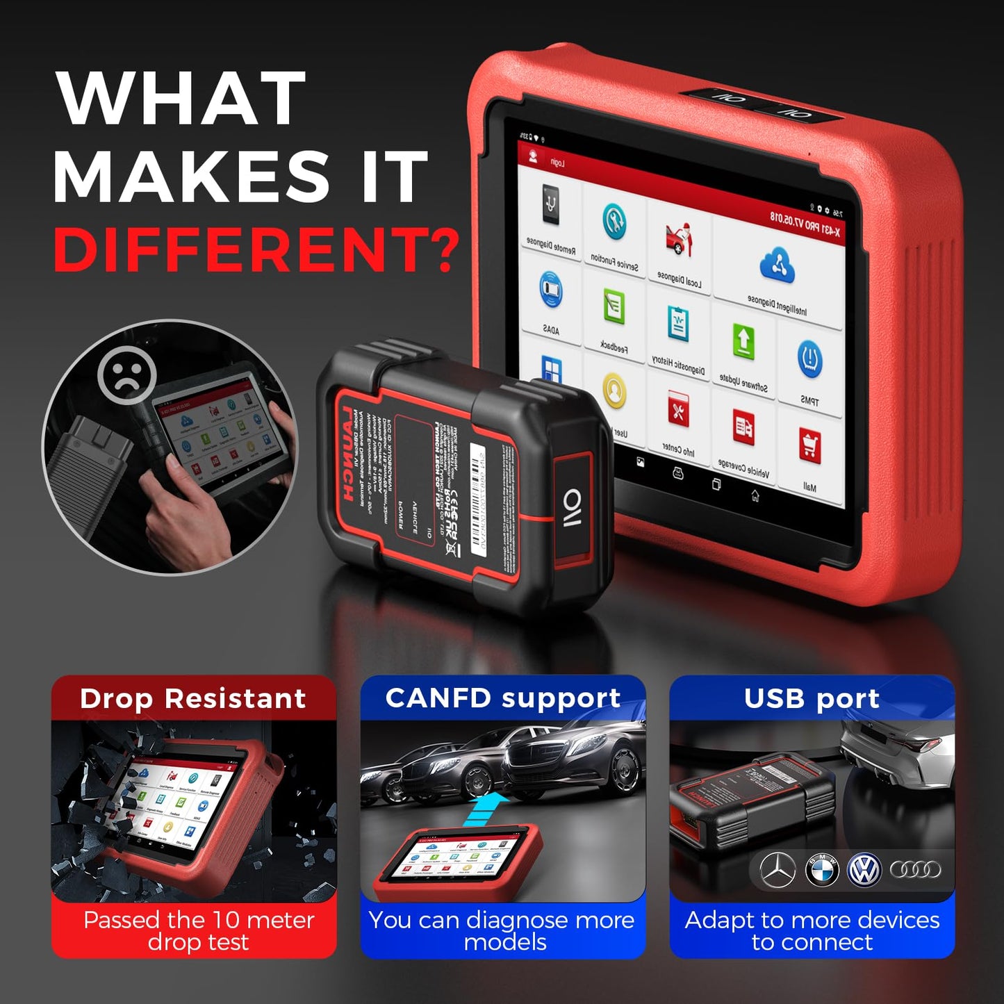 LAUNCH X431 PROS V+ 5.0 Elite 2025 OBD2 Scanner