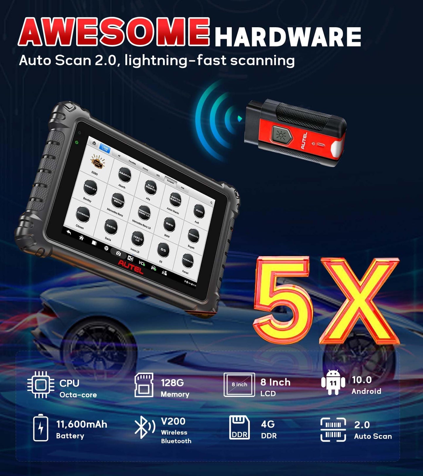 Autel MaxiSys MS906Pro Scan Tool – Advanced ECU Coding & Full Diagnostics