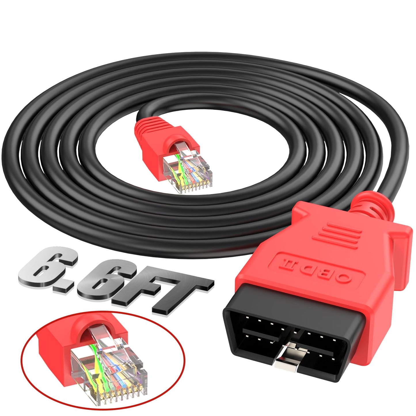 Autel ENET OBD2 Cable for BMW F/G Series – 2M High-Speed Ethernet