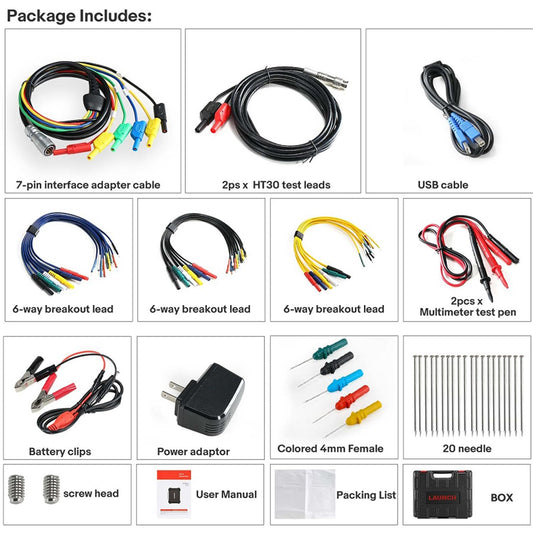 LAUNCH X431 S2-2 Sensor Simulator & Tester – 2 Channel OBD Tool