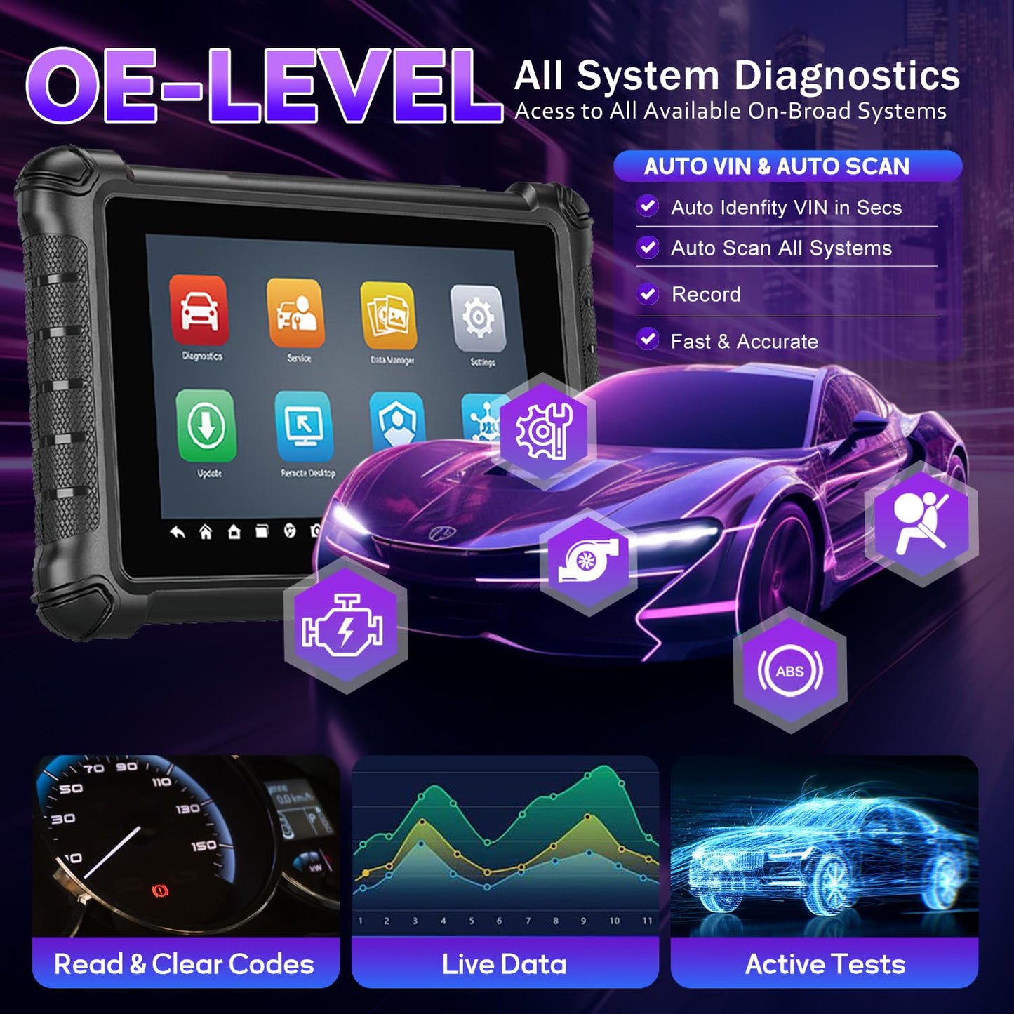 Autel MX900 Scanner – 3000+ Active Tests & 40+ Services