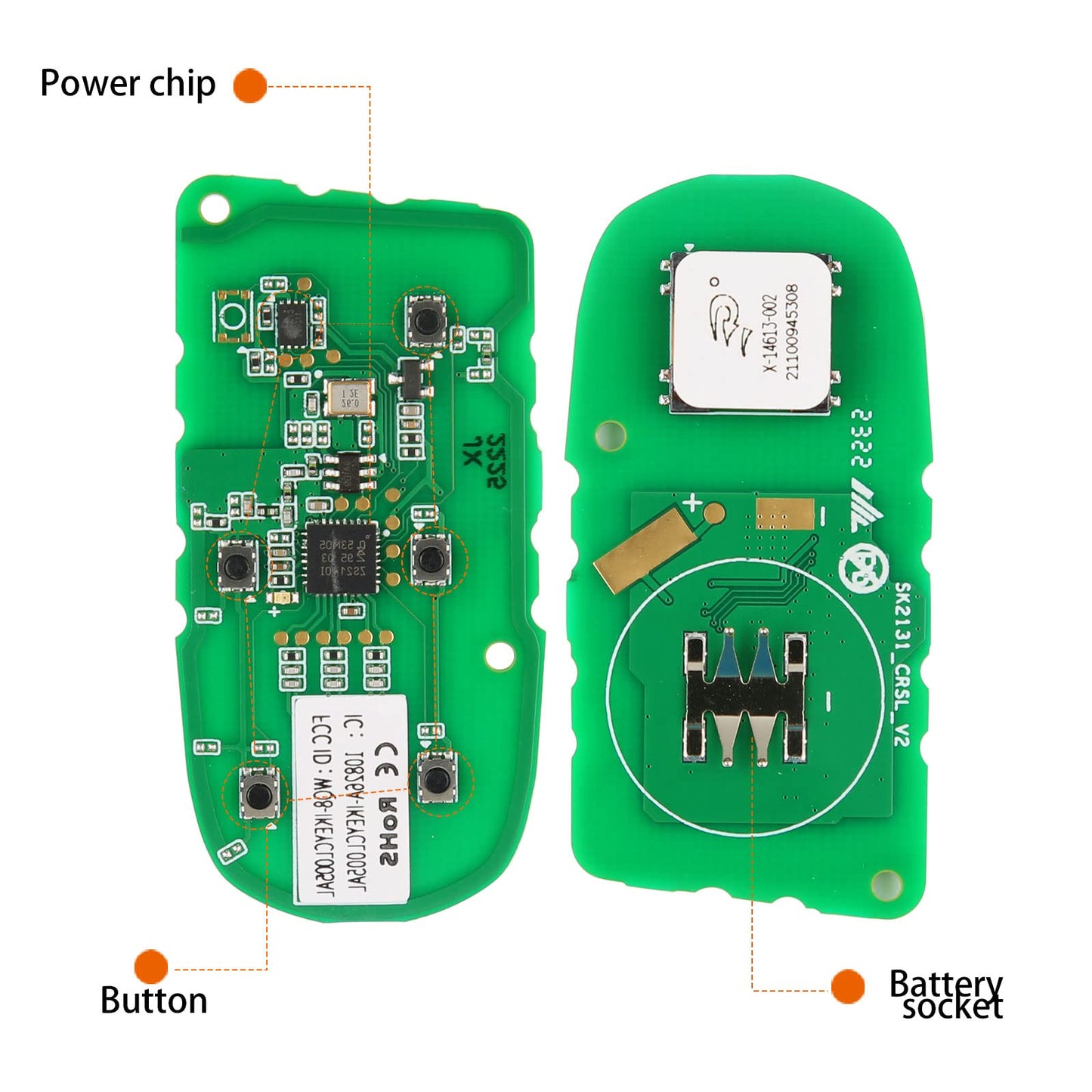 Autel IKEYCR5TPR 5-Button Smart Key for Chrysler & Dodge