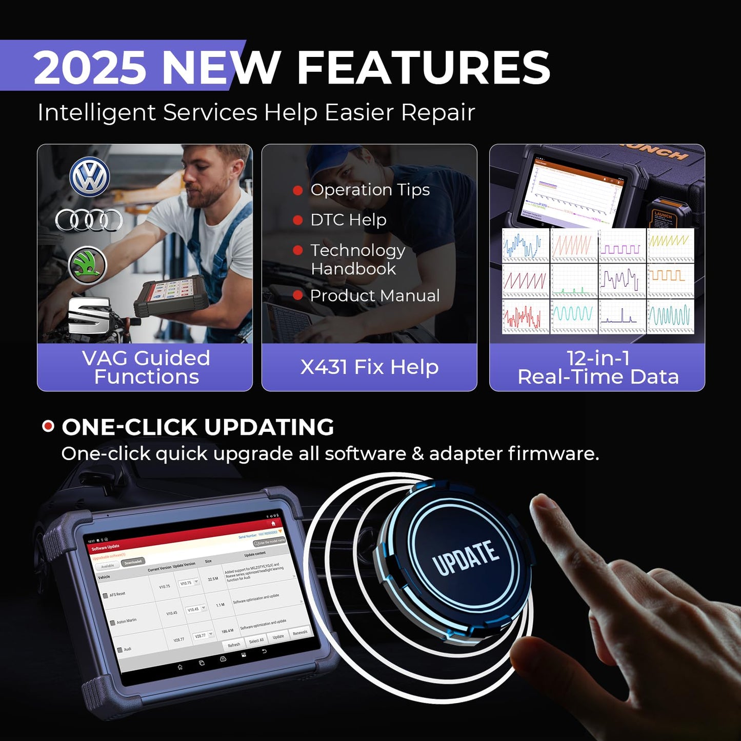 Launch X431 PRO3 APEX 2025 | ECU Coding & HD Truck Scanner