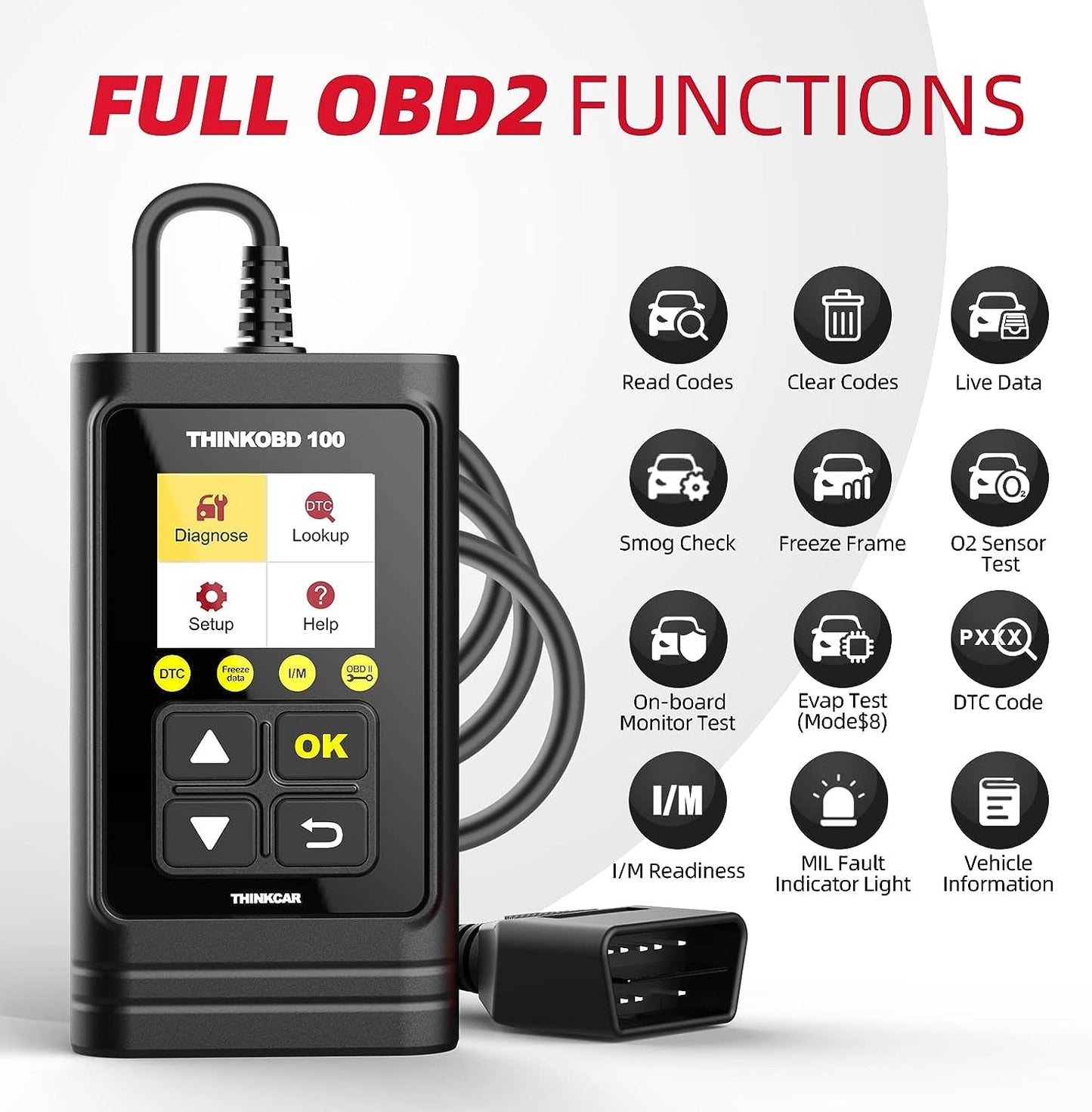 ThinkOBD 100 OBD2 Scanner – Check Engine Code Reader