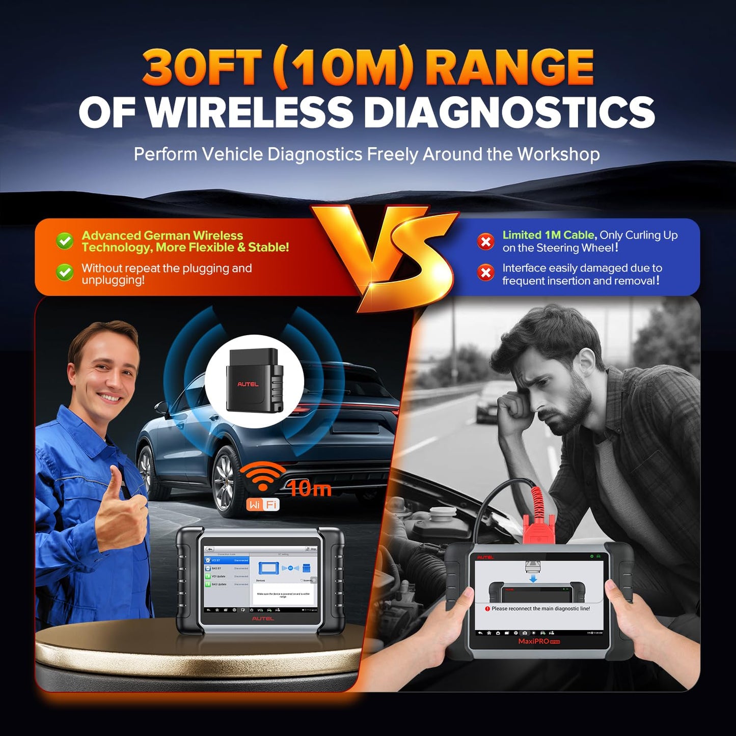 Autel MaxiVCI Mini OBD2 Bluetooth Adapter for MK808BT Series