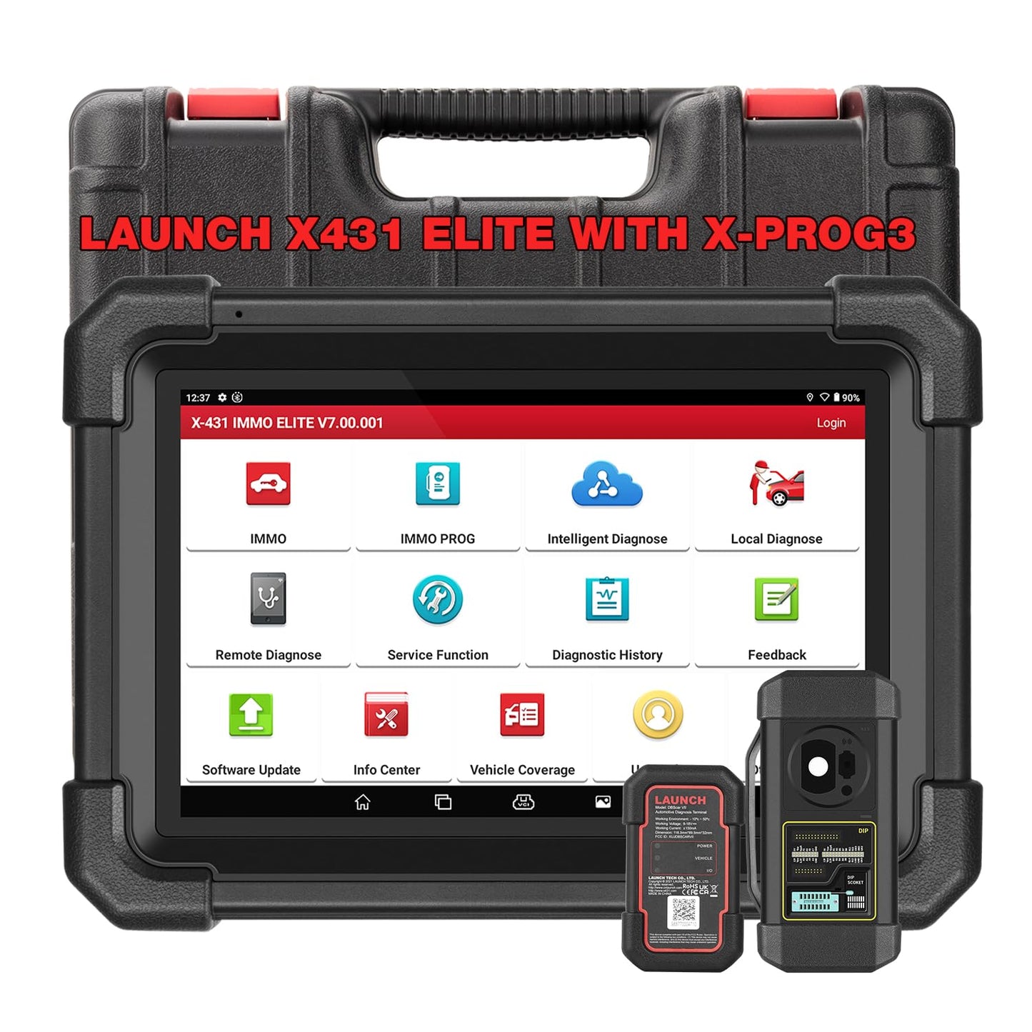 LAUNCH X431 Elite 5.0 with X-PROG3 – Pro Diagnostic Scanner 2025