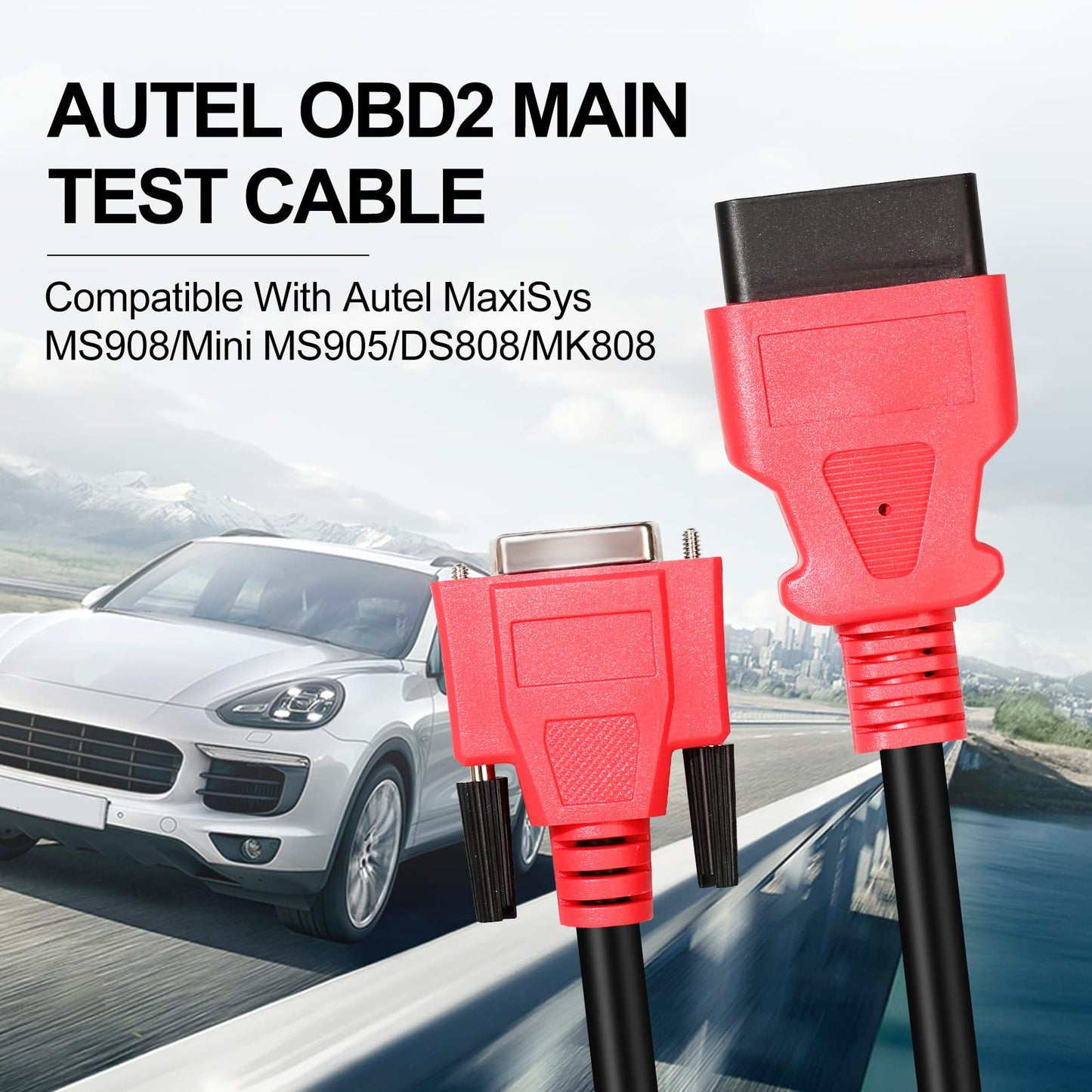 Autel OBD2 Main Test Cable Compatible with MaxiSys MS908 & More