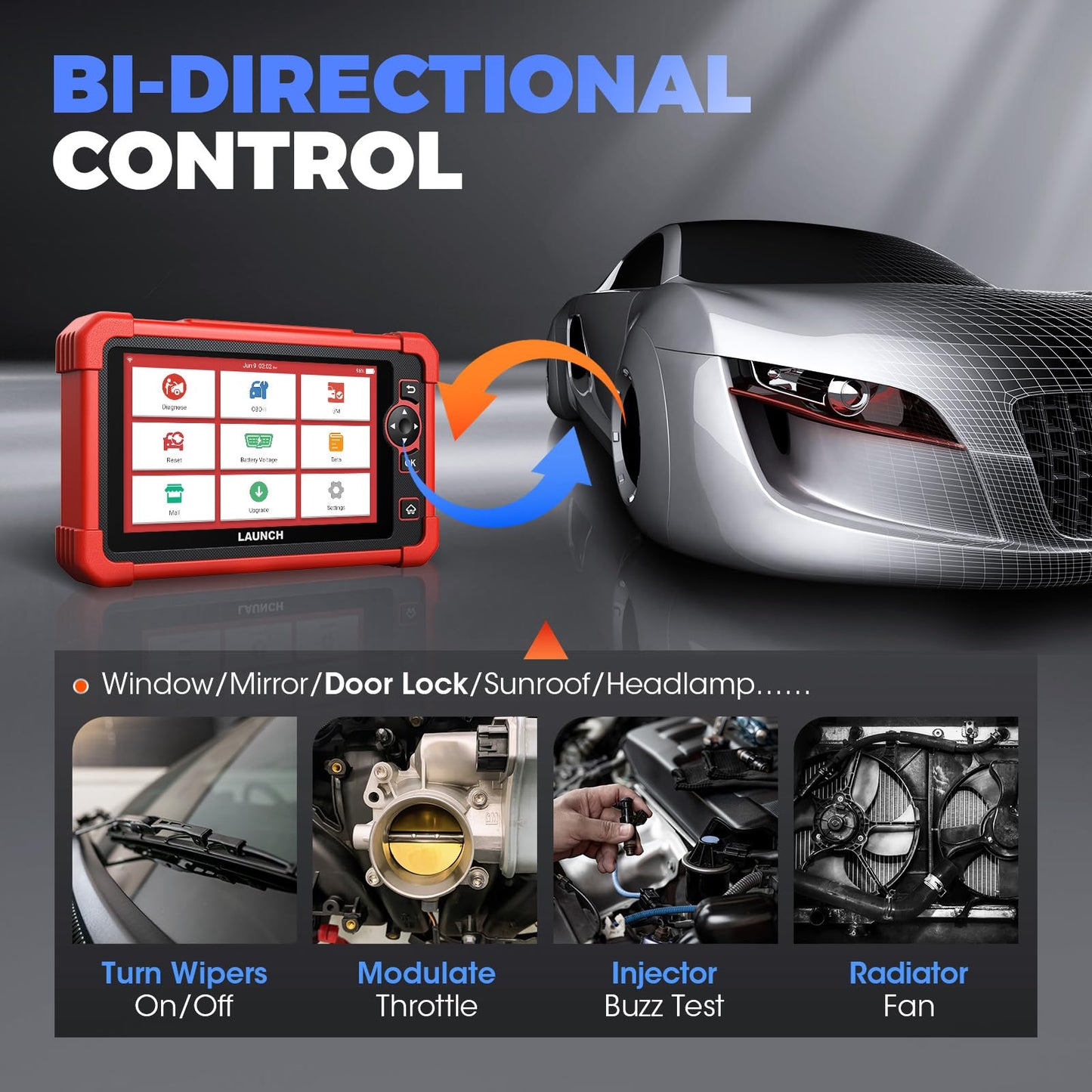 LAUNCH X431 CRP919X Elite 2025 OBD2 Scanner with ECU Coding