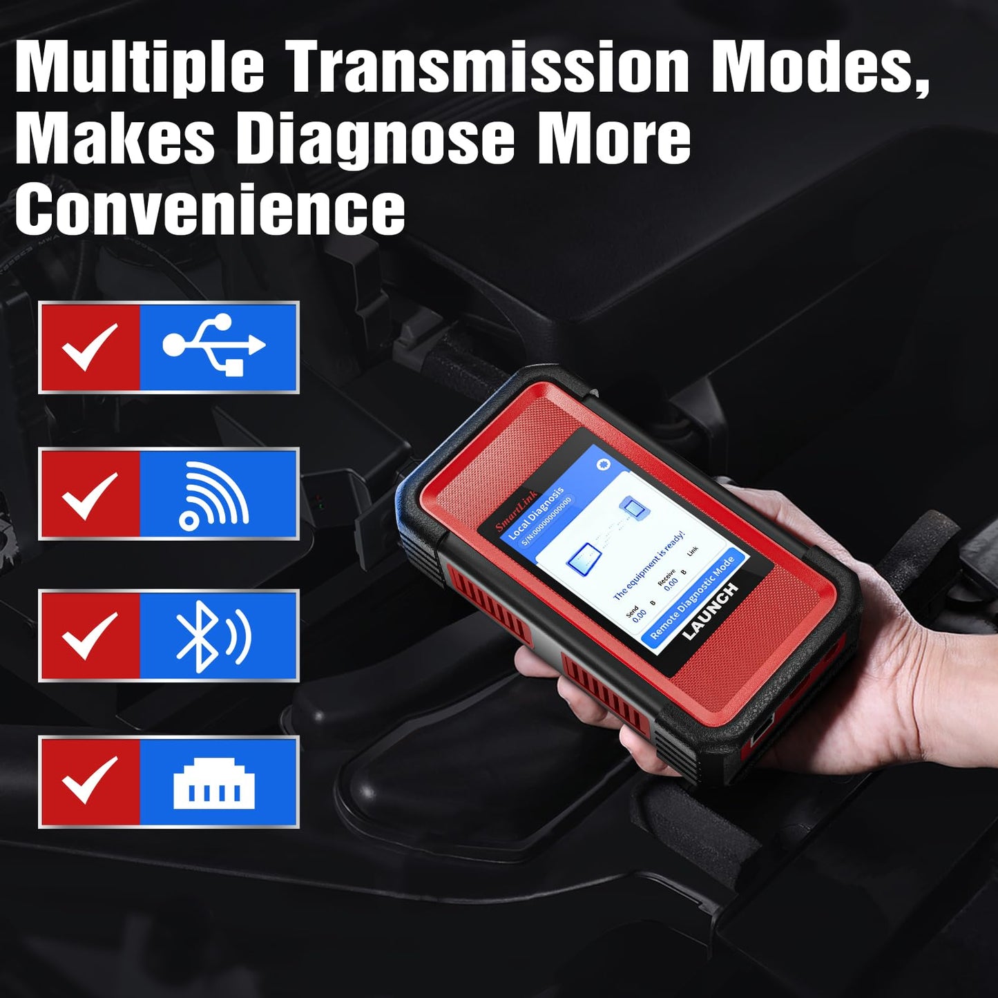 LAUNCH X431 SmartLink C 2.0 HD Truck Module – 2025 OBD2 Diagnostic Tool