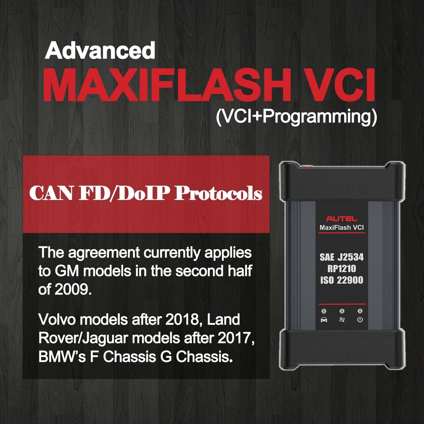 Autel MaxiFlash VCI Kit – Bluetooth J2534 ECU Programmer