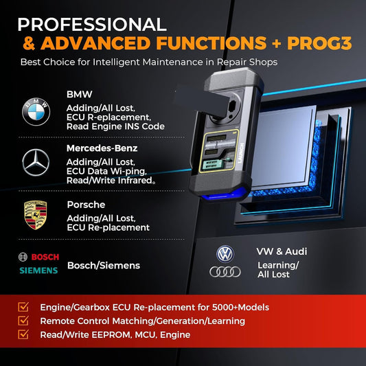 Launch X431 1MM0 Plus PROG3 Diagnostic Scanner & ECU Coding