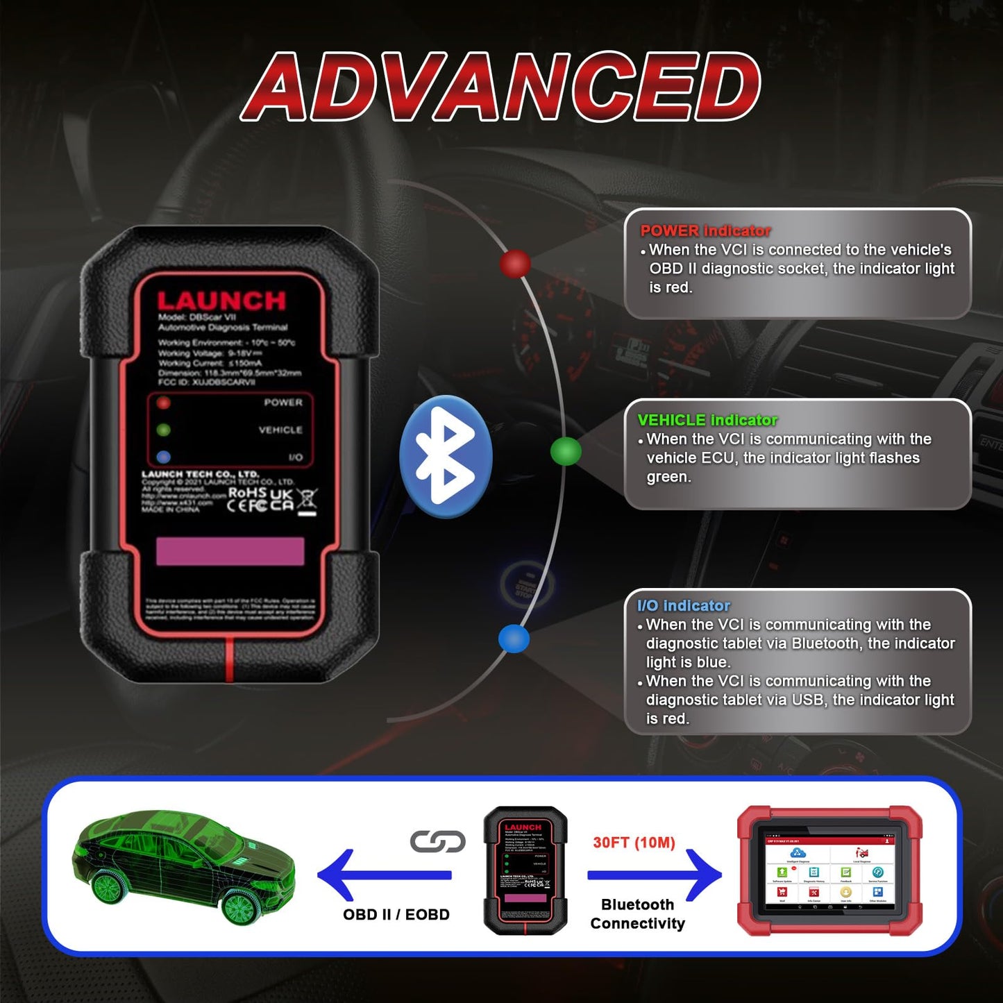 Launch X431 CRP919MAX Wireless Bi-Directional OBD2 Scanner