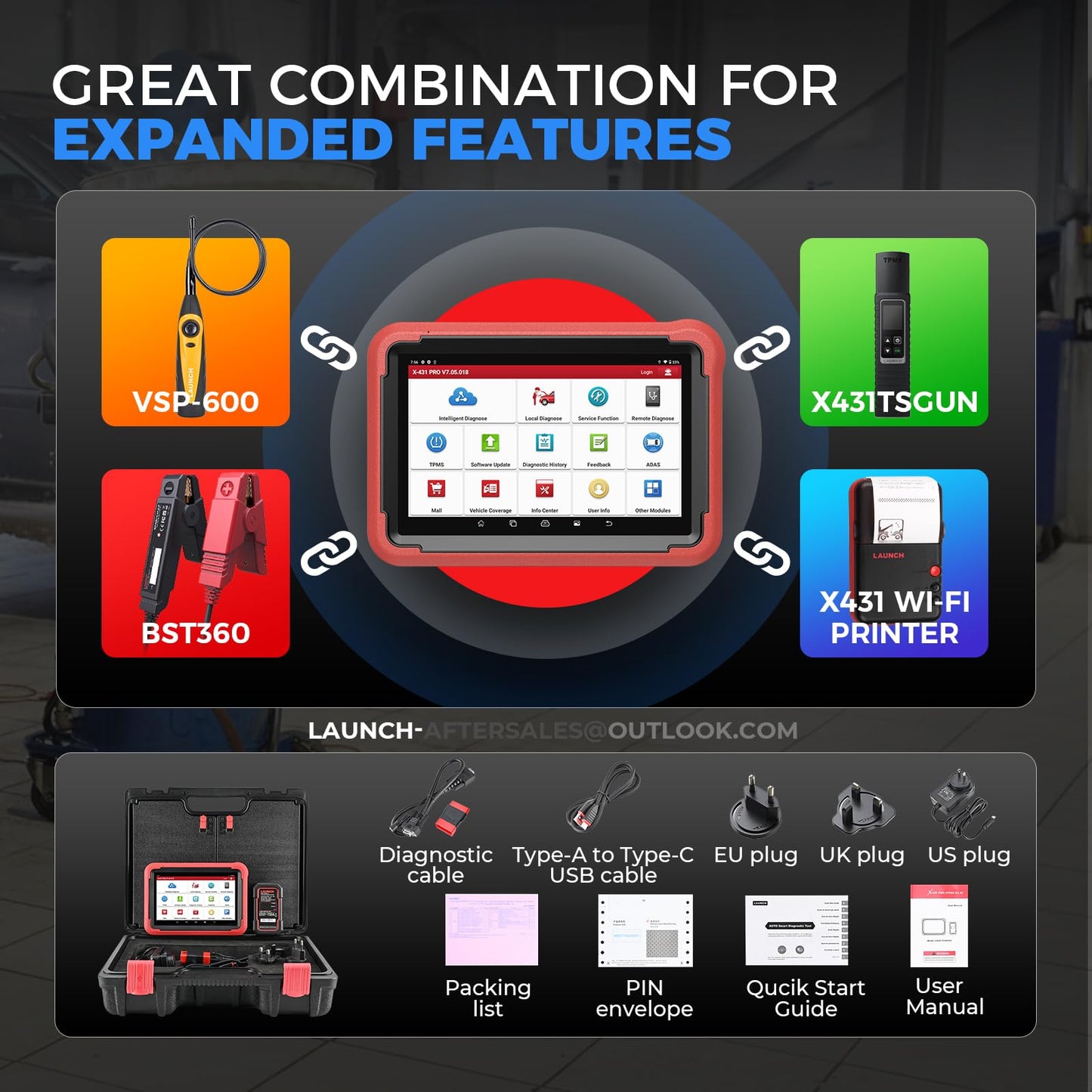 LAUNCH X431 PROS V+ 5.0 Elite 2025 OBD2 Scanner