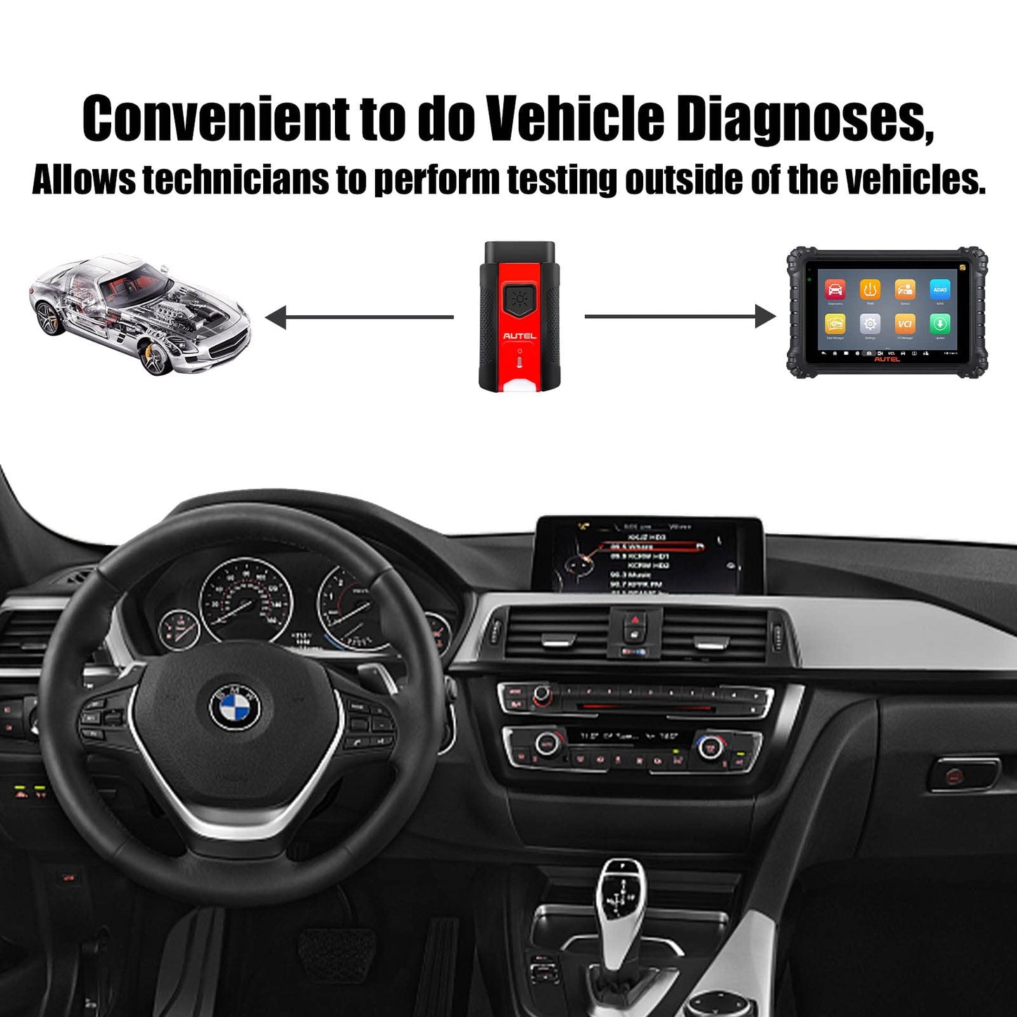 Autel MaxiVCI V200 OBD2 Bluetooth Adapter for Scanners