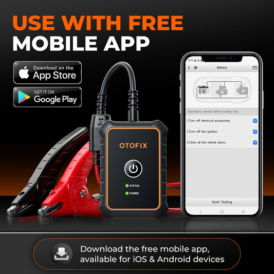 OTOFIX D1 Lite Wireless OBD2 Scanner + BT1 Lite Battery Tester Bundle