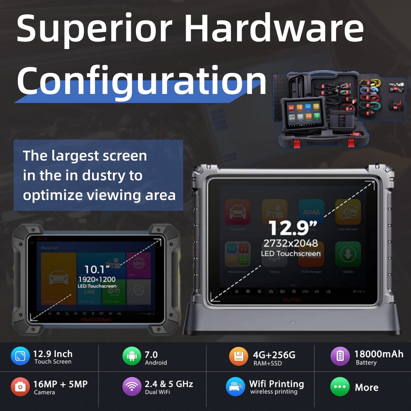 Autel MaxiSys Ultra 2025 OBD2 Scanner with MV108 & 5-in-1 VCMI