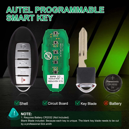 Autel IKEYNS5TPR Nissan Smart Key – 5 Button, Programmable