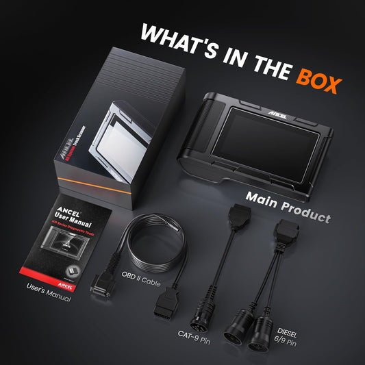 ANCEL HD3300 Plus+ Heavy Duty Truck Scanner – Full System DPF Reset & Regen Tool